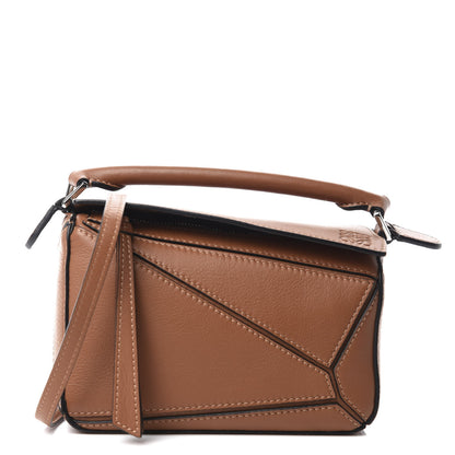 Loewe Calfskin Mini Puzzle Bag Tan 1 of 10