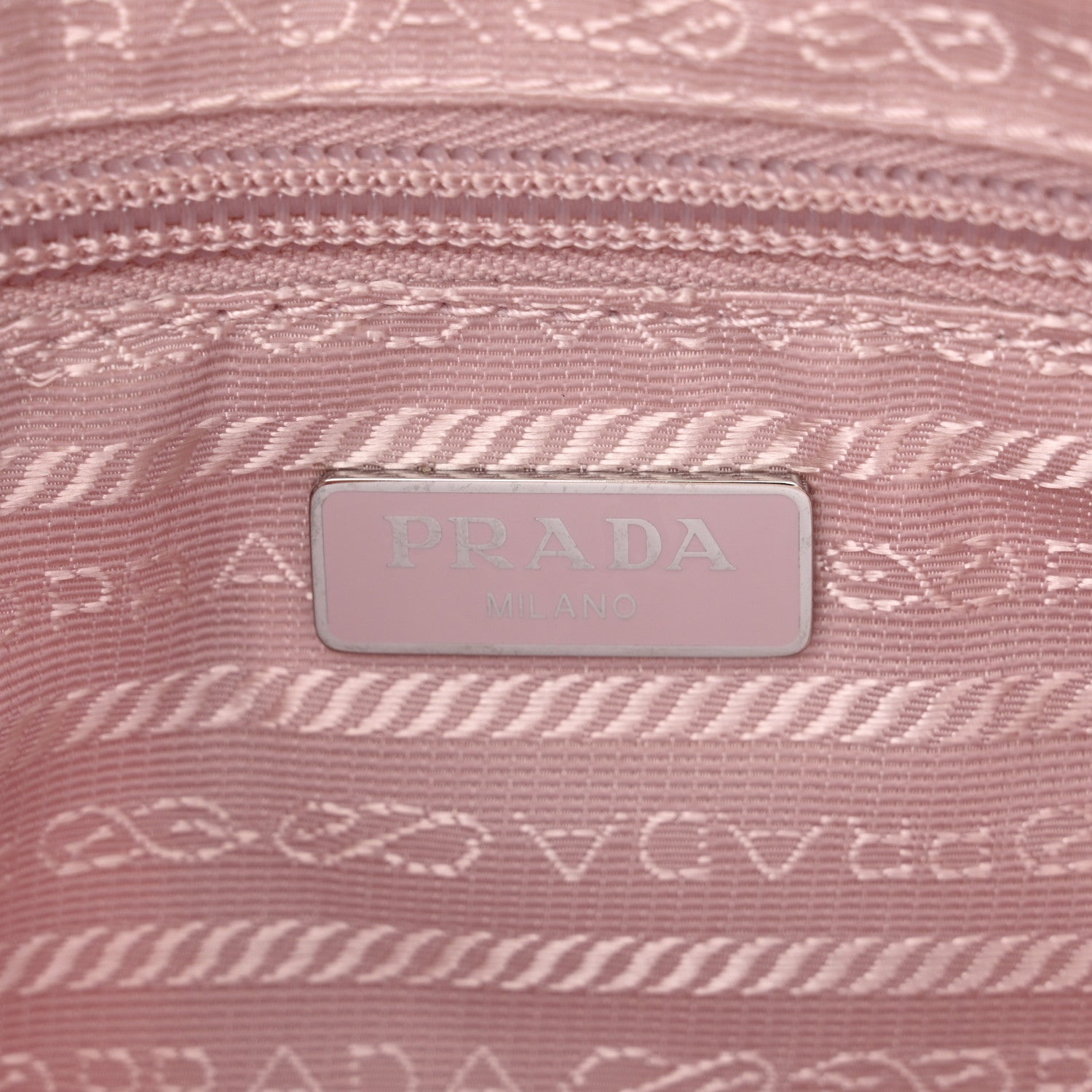 Prada Re-Nylon Vela Saffiano Mini Pochette Bag Alabastro 6 of 13
