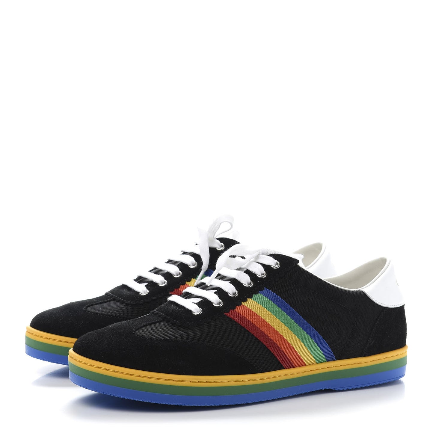 Suede Rainbow Womens G74 Sneakers 37 Black