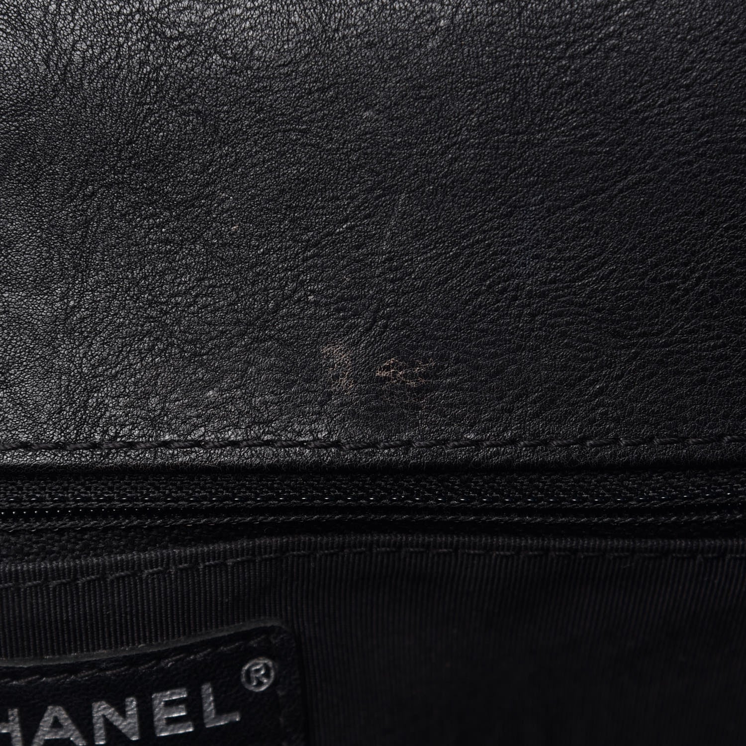 Chanel Calfskin Quilted New Medium Boy Top Handle Flap Black 9 of 16