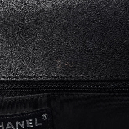 Chanel Calfskin Quilted New Medium Boy Top Handle Flap Black 9 of 16