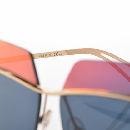Christian Dior Metal DiorMetallic Sunglasses Orange Blue 7 of 9