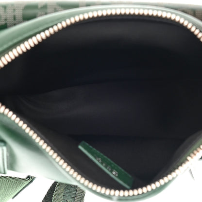 Christian Dior Galaxy Calfskin Oblique World Tour Saddle Belt Bag Green 5 of 11