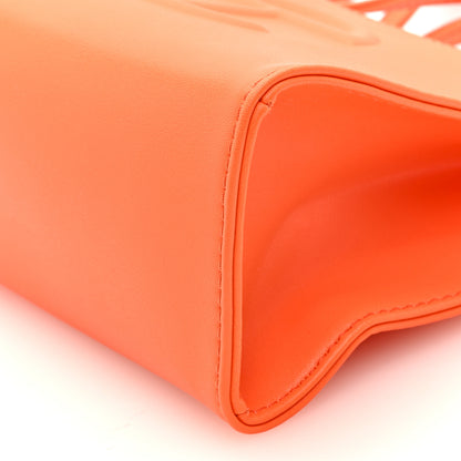 Telfar Vegan Leather Small Shopping Bag Orange 9 of 9