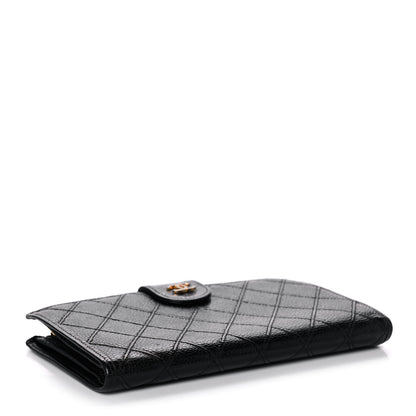 Chanel Caviar Stitched French Wallet Black 4 of 16