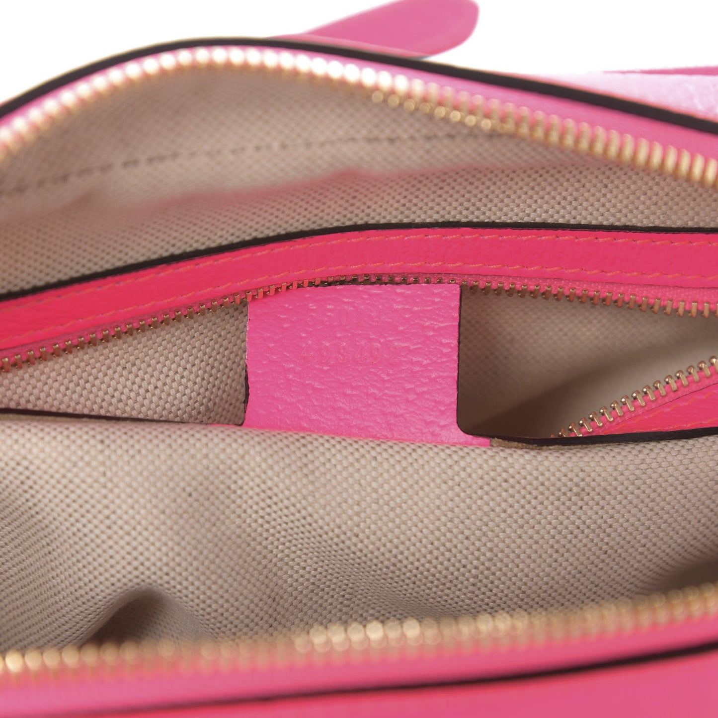 Canvas Flora Floral Shoulder Bag White Fuchsia Fluo