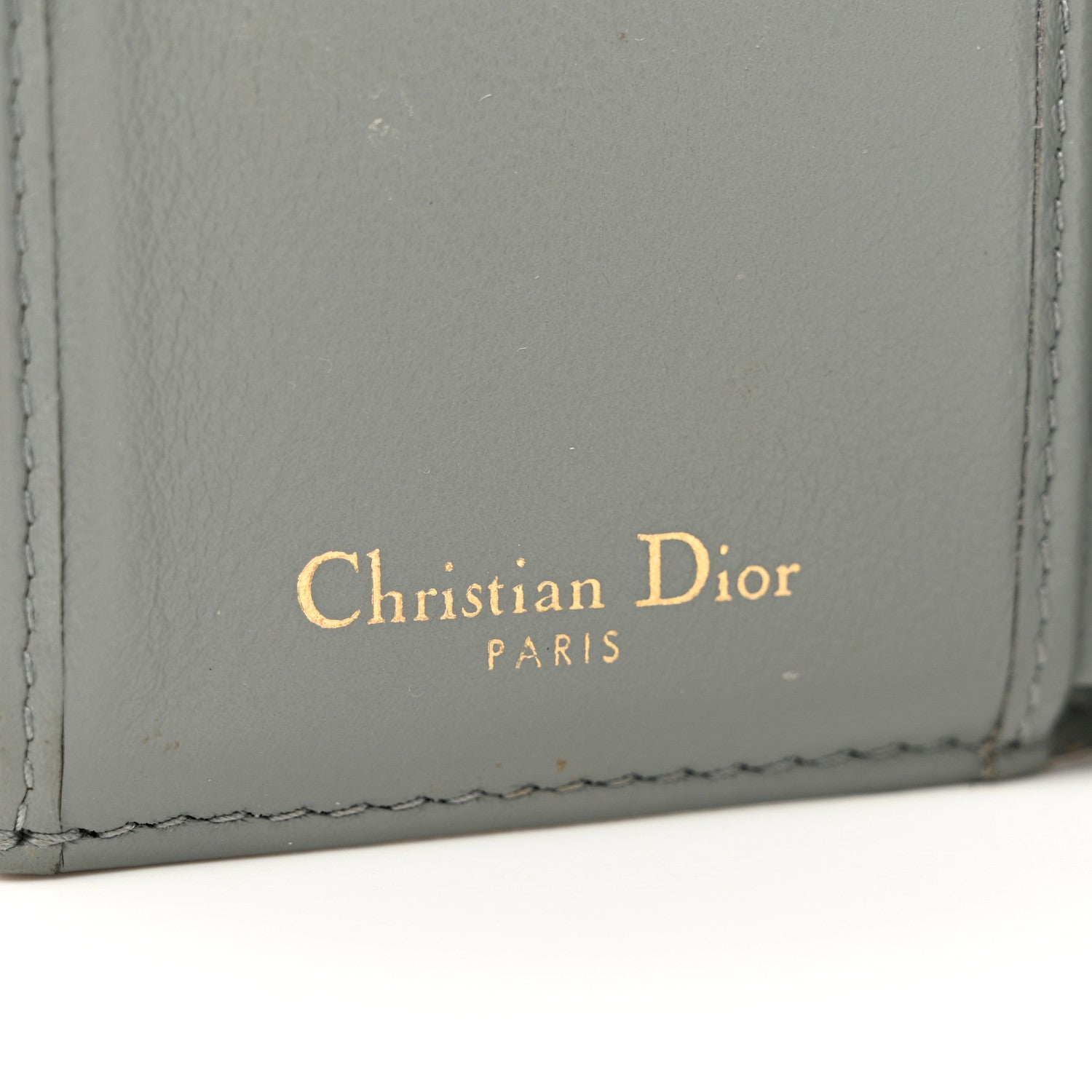 Christian Dior Oblique Saddle Lotus Wallet Grey 6 of 9