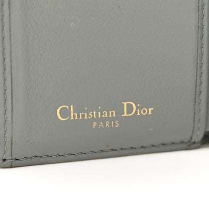 Christian Dior Oblique Saddle Lotus Wallet Grey 6 of 9