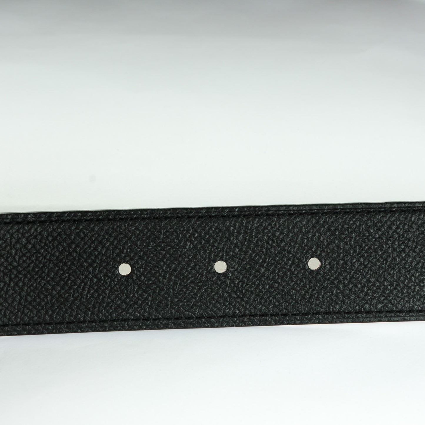 Epsom 32mm H Belt 85 Black Rouge Grenat