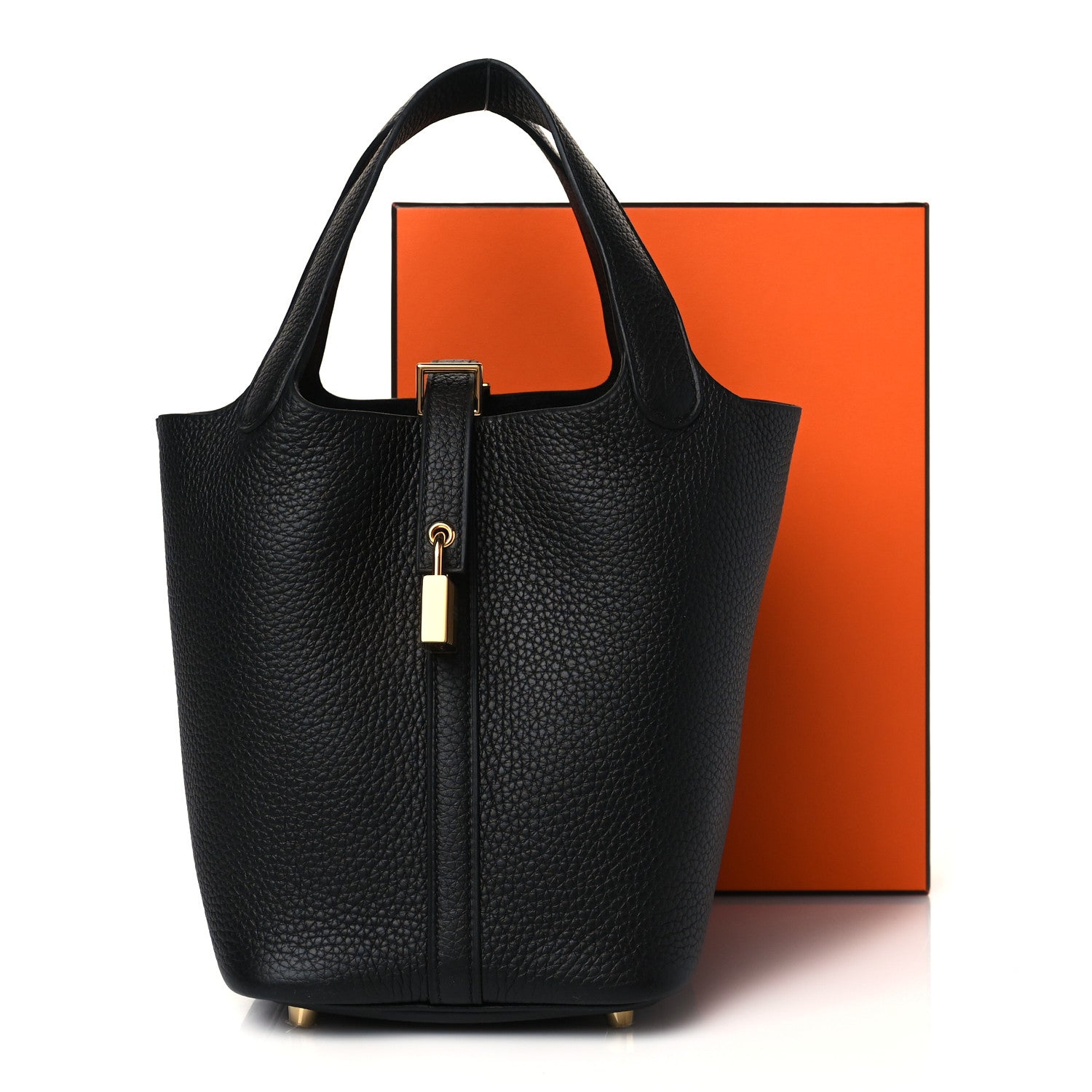 Hermes Taurillon Clemence Picotin Lock 18 PM Black 11 of 11
