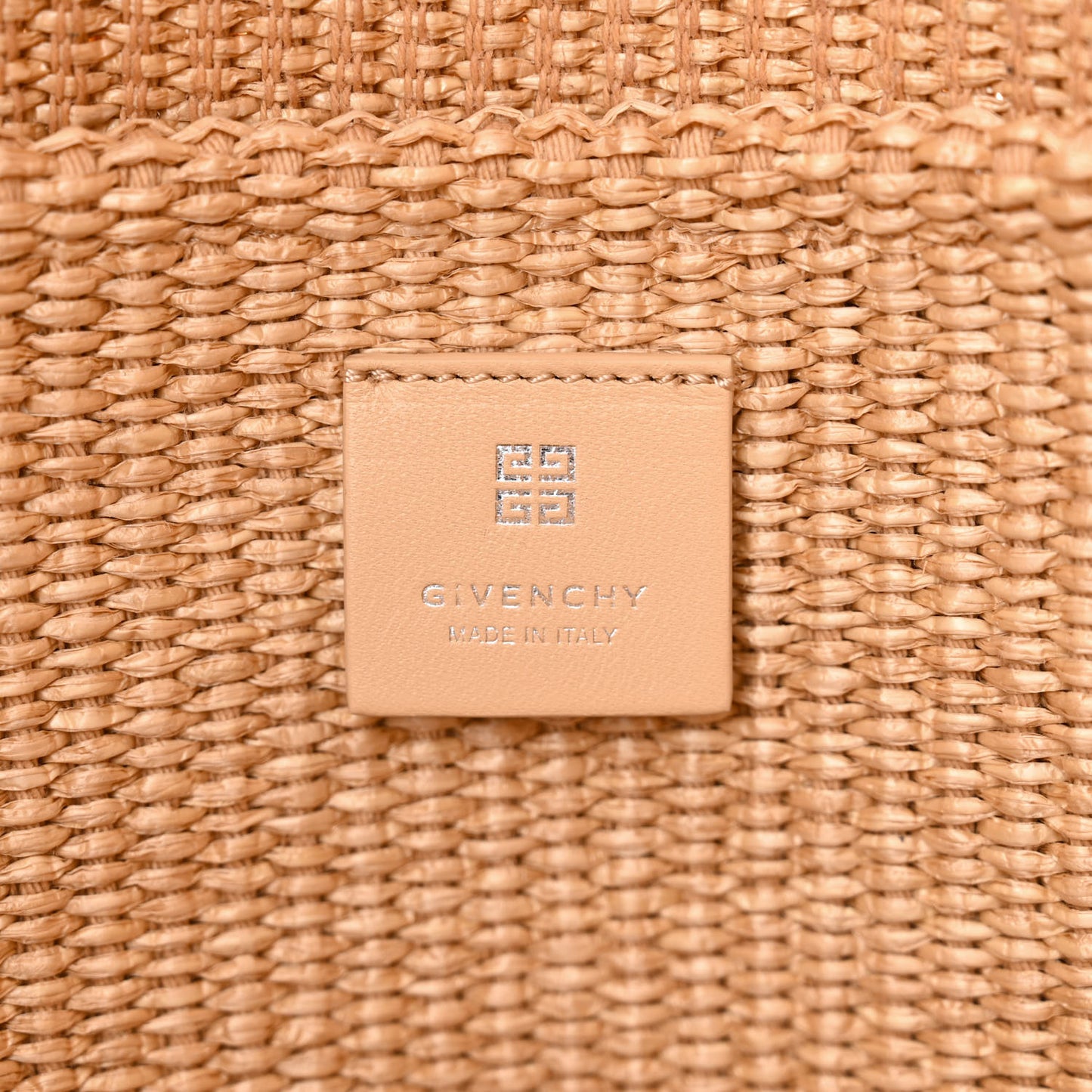 Raffia Large G Shopping Tote Natural