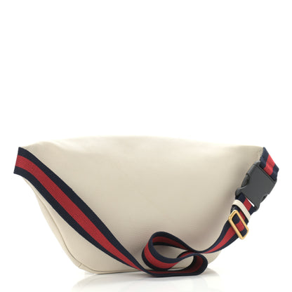 Gucci Grained Calfskin Logo Belt Bag White 3 of 10