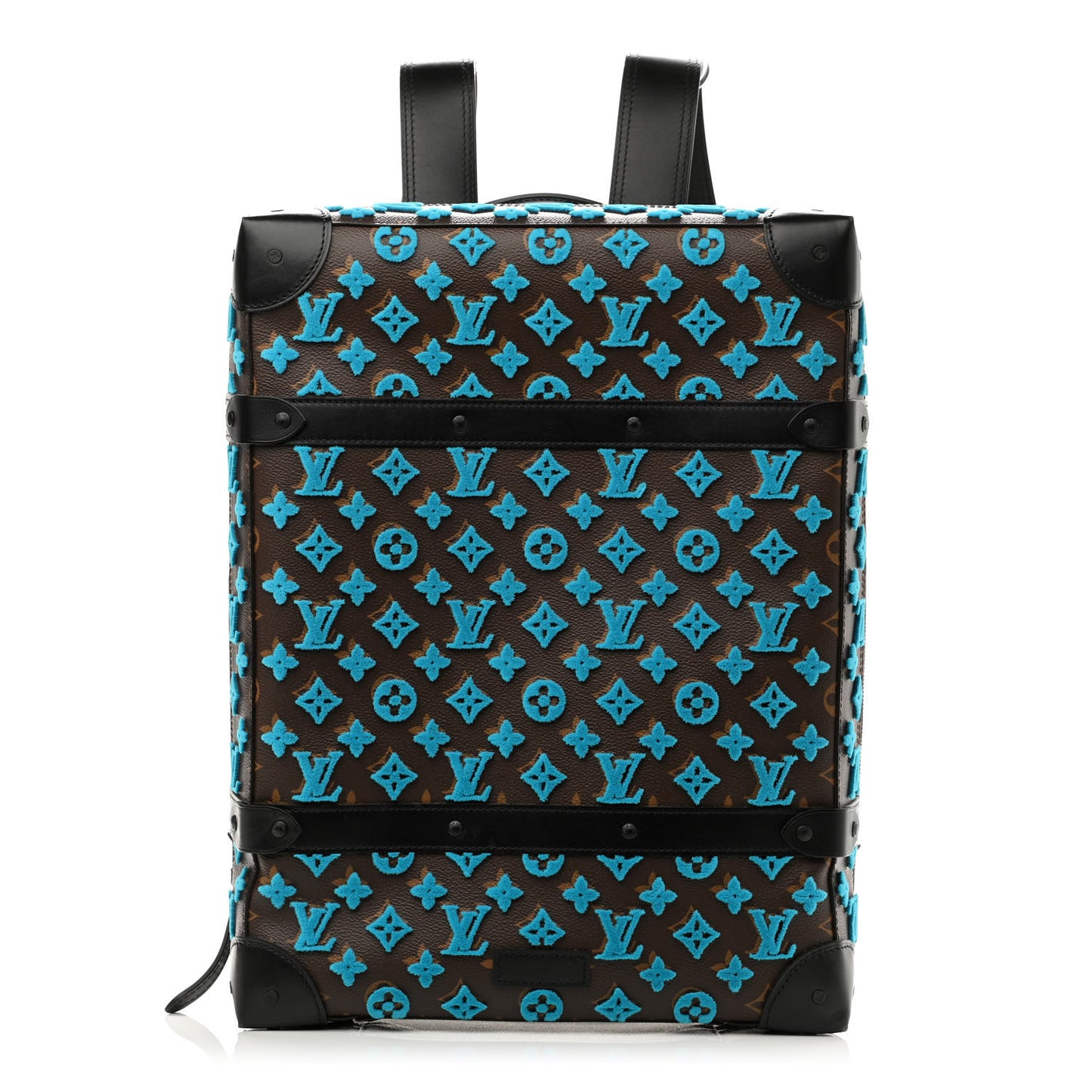 Monogram Tuffetage Soft Trunk Backpack PM Turquoise