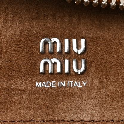 Miu Miu Camoscio Medium Vivant Bag Cacao 6 of 10