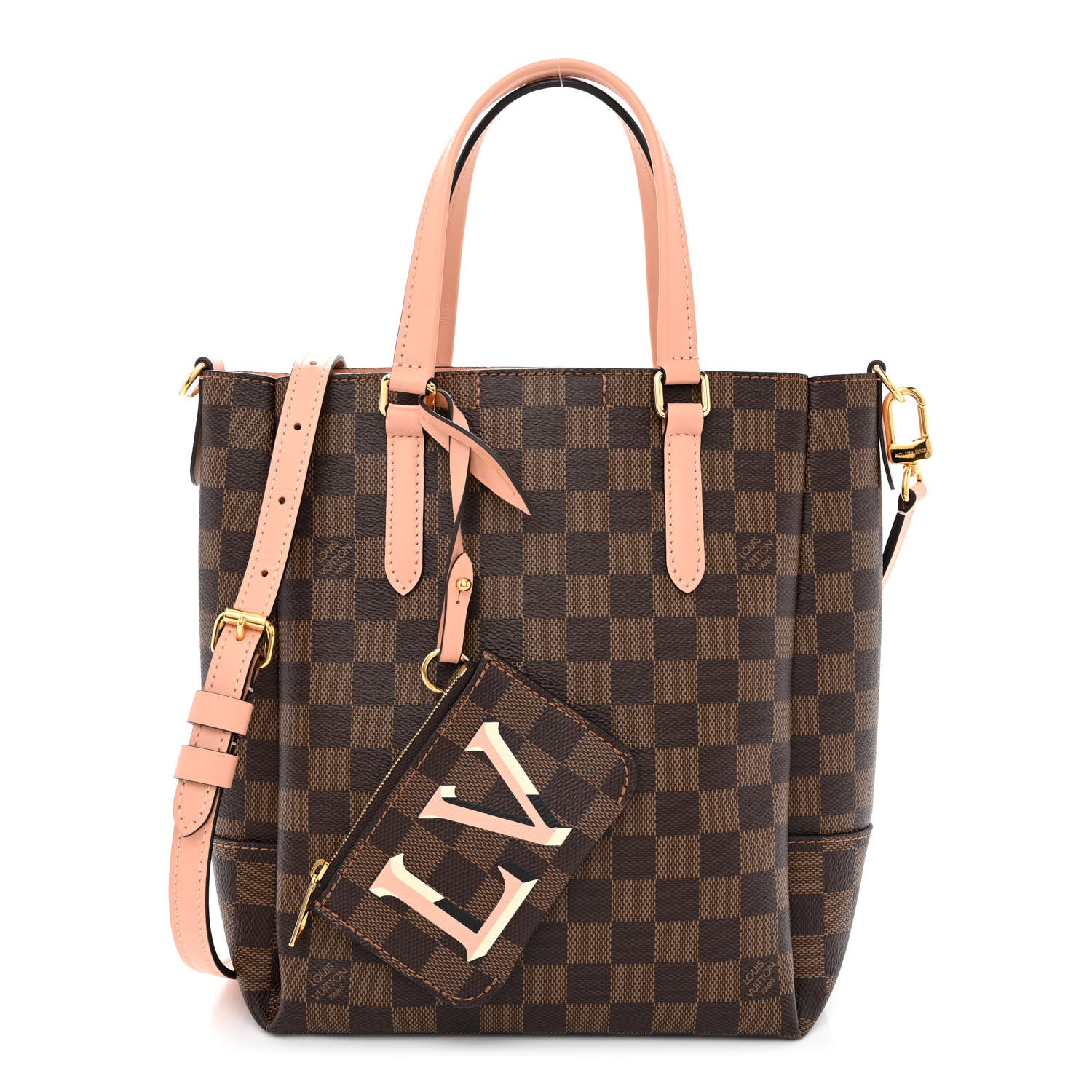 Louis Vuitton Damier Ebene Belmont PM Venus Pink 1 of 11