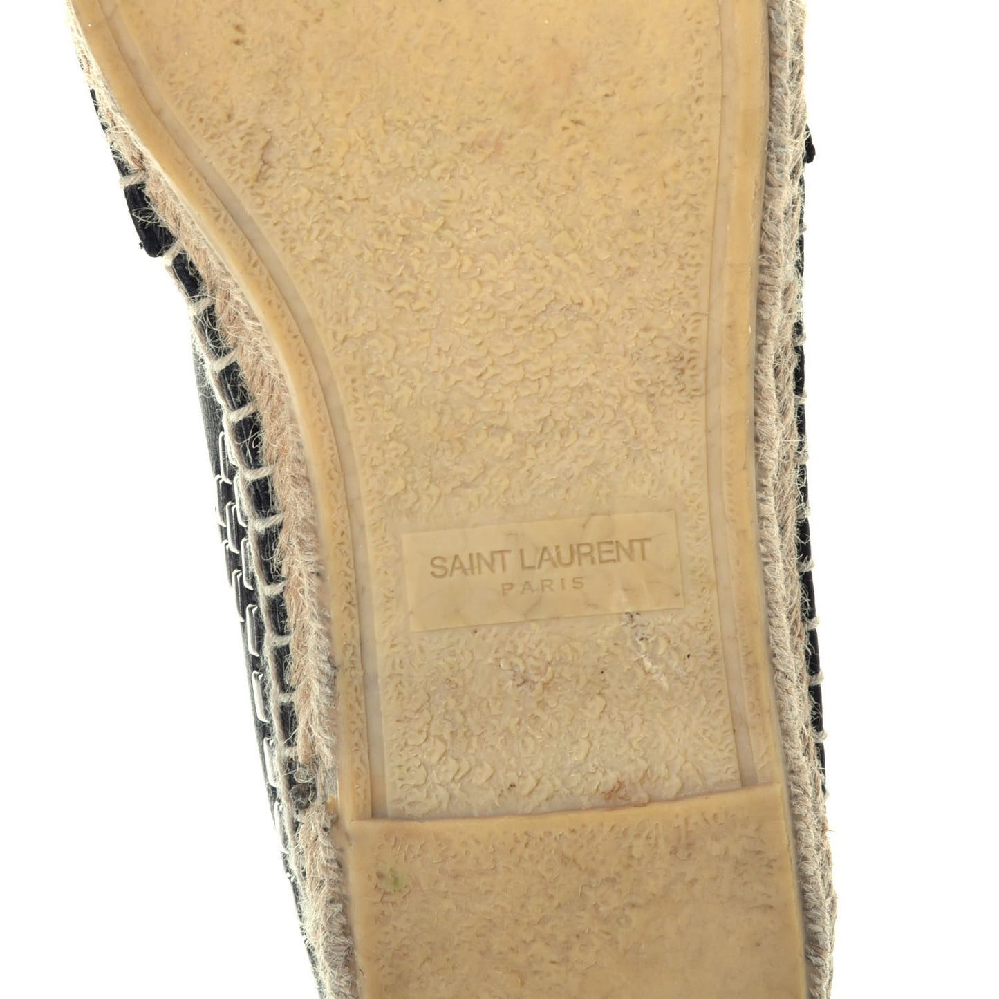 Nappa Studded Espadrilles 36.5 Black