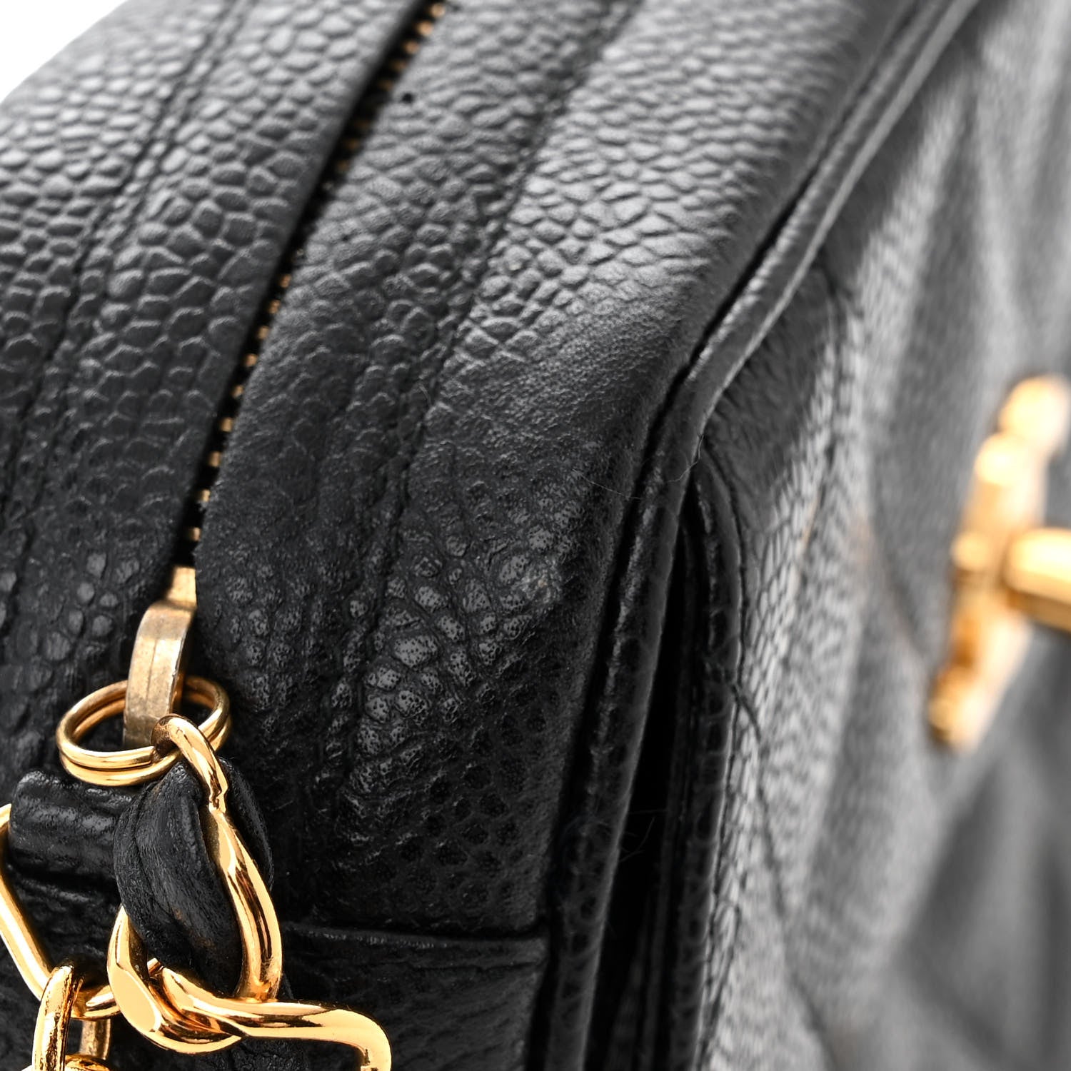 Chanel Caviar Quilted Flap Camera Case Black 13 of 13