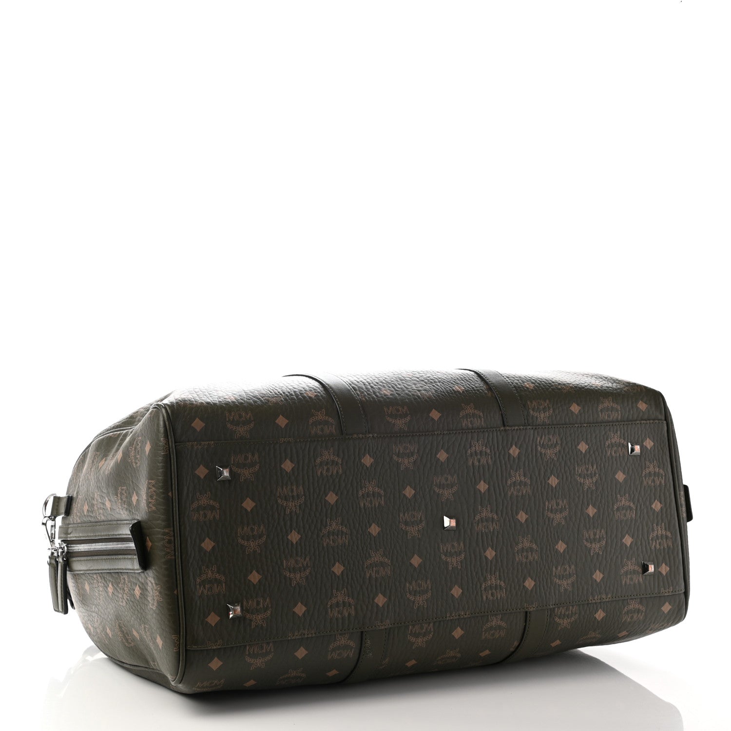 MCM Visetos Large Traveler Weekender Duffle Bag Sea Turtle 3 of 15