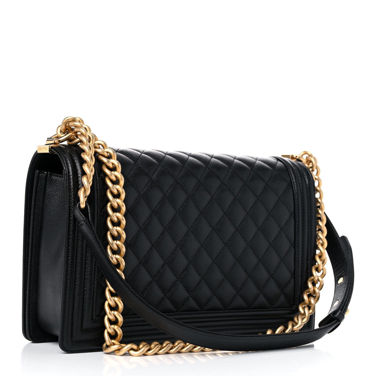 Chanel Caviar Quilted New Medium Boy Flap Black 2 of 11