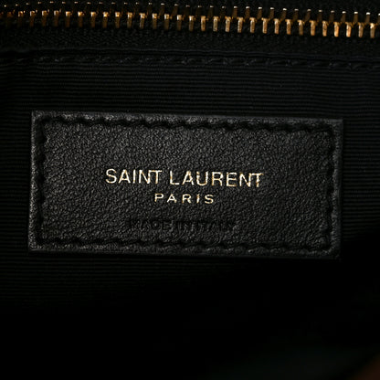 Saint Laurent Crinkled Calfskin Matelasse Monogram Medium Niki Chain Satchel Caramel 6 of 10