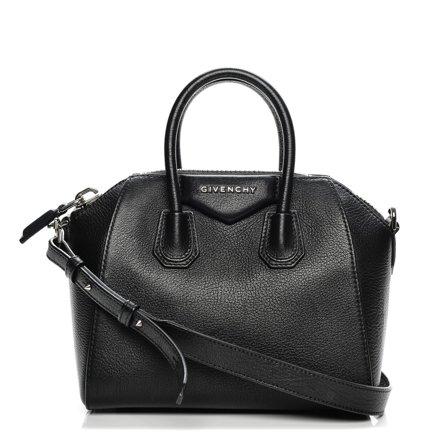 Sugar Goatskin Mini Antigona Black