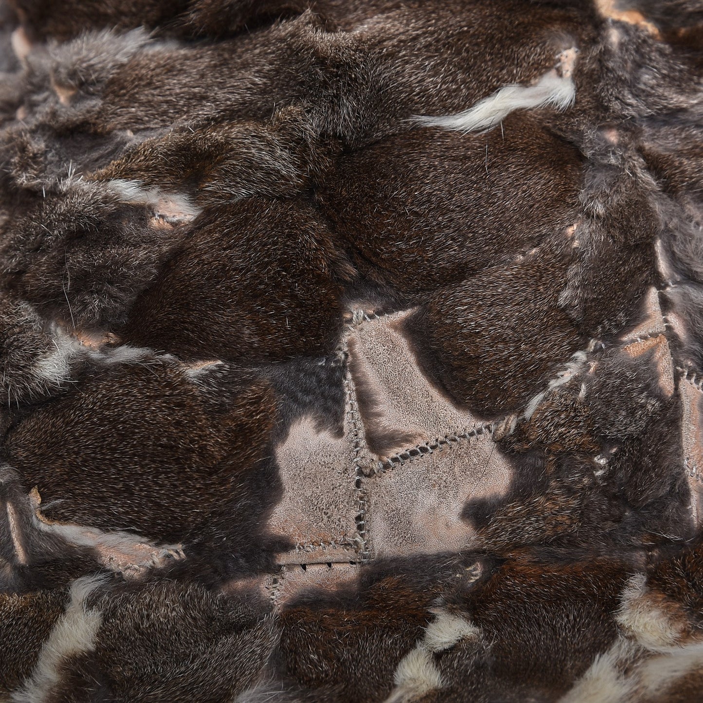 Rabbit Fur Mama Baguette Bag