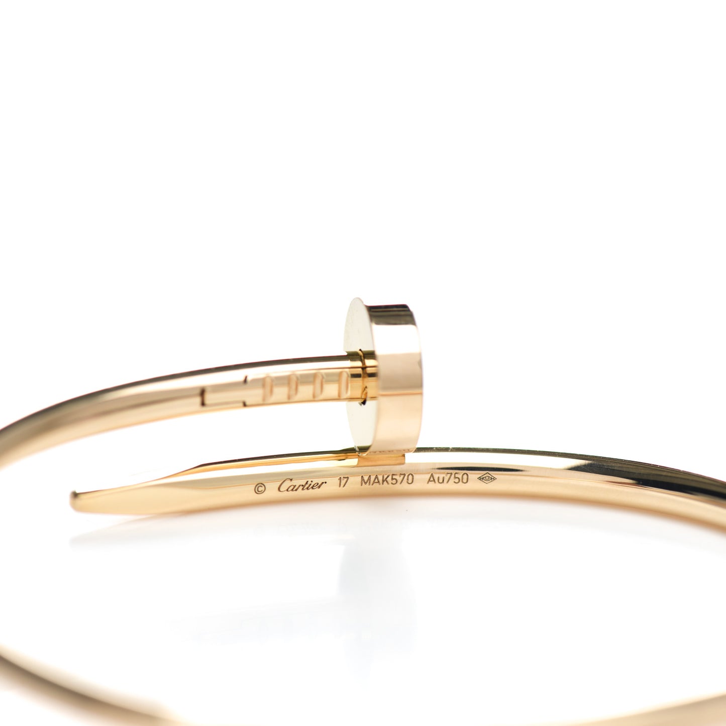 18K Yellow Gold Juste Un Clou Bracelet 17