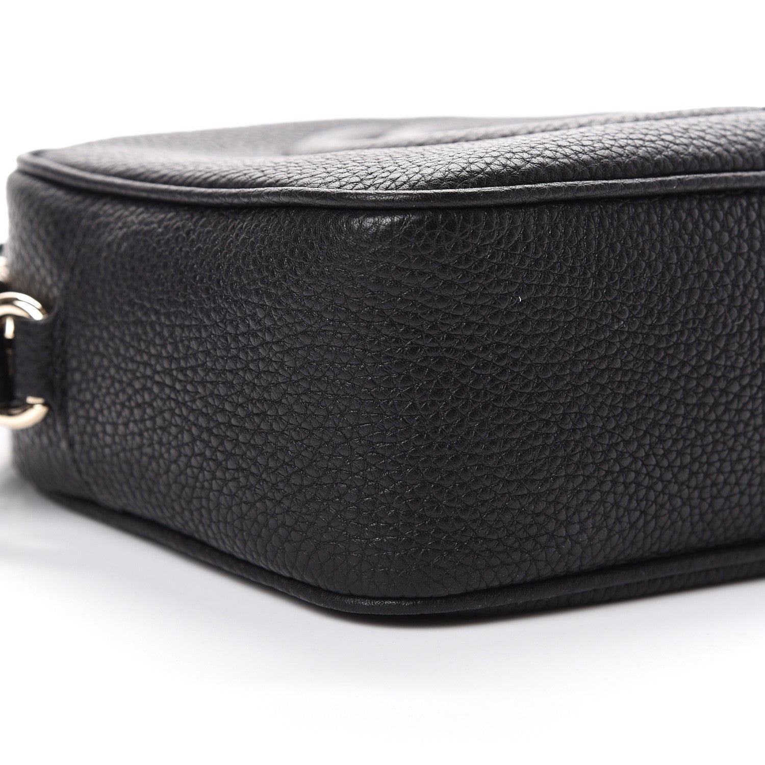 Gucci Pebbled Calfskin Small Soho Disco Bag Black 8 of 9