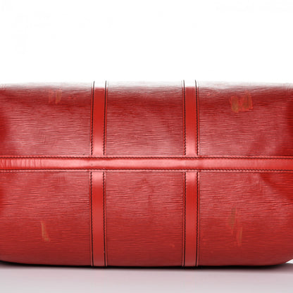 Louis Vuitton Epi Keepall 50 Castillan Red 10 of 10