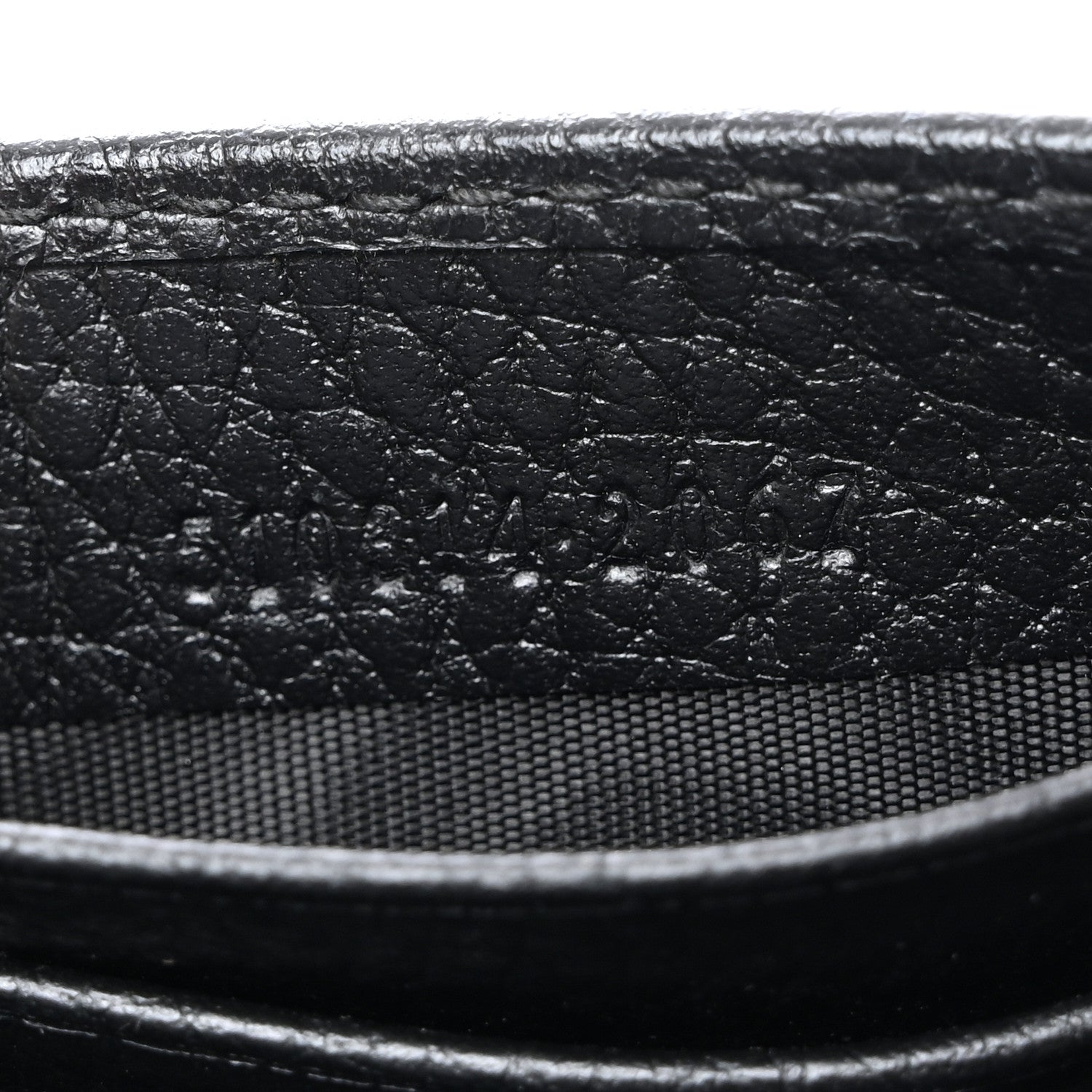 Gucci Dollar Calfskin Interlocking G Chain Wallet Black 7 of 10