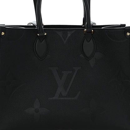Louis Vuitton Empreinte Monogram Giant Onthego MM Black 7 of 9