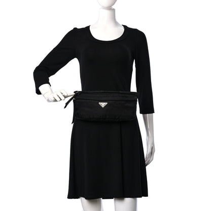 Prada Tessuto Nylon Montagna Belt Bag Black 2 of 8