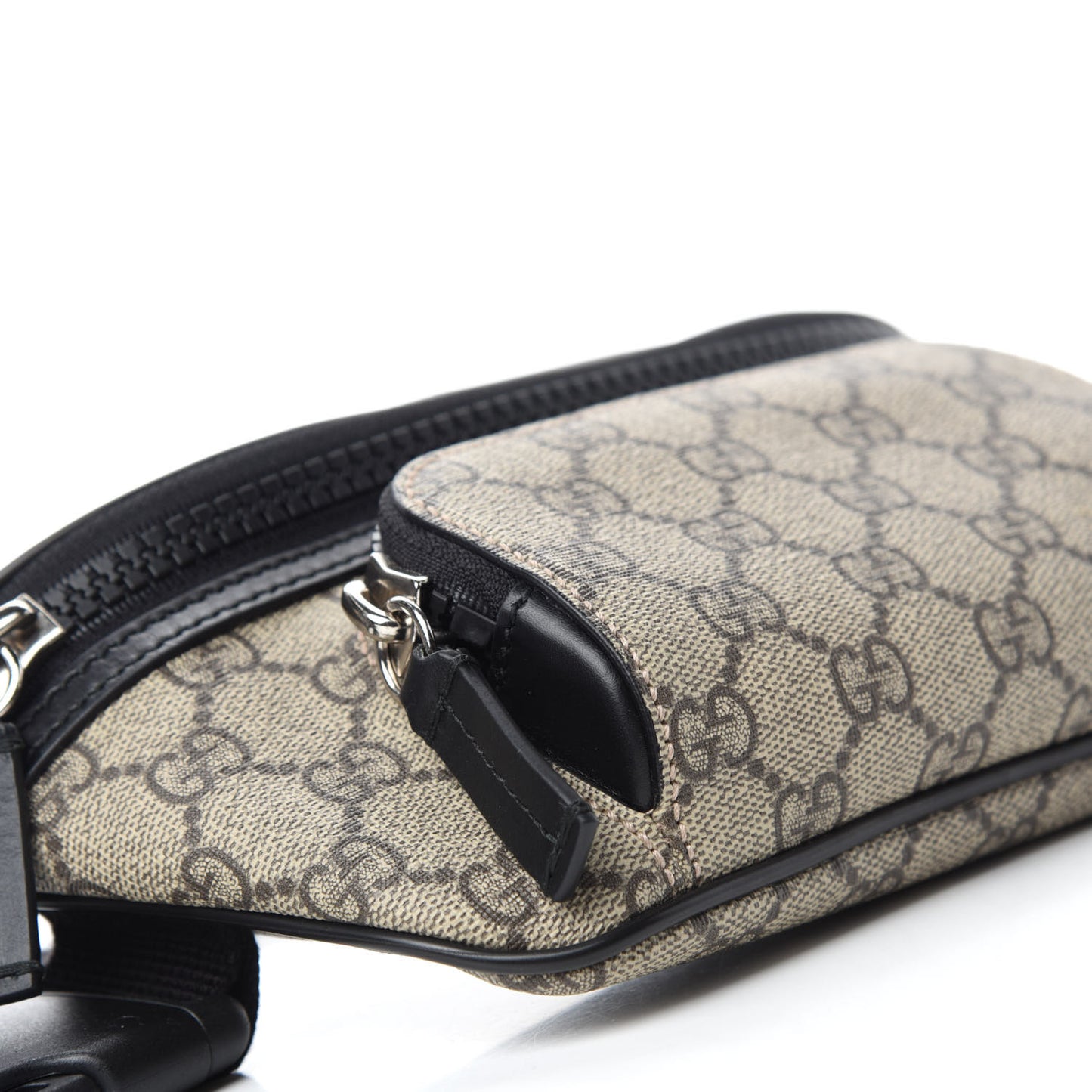GG Supreme Monogram Belt Bag Black
