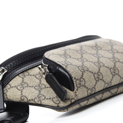 Gucci GG Supreme Monogram Belt Bag Black 6 of 10