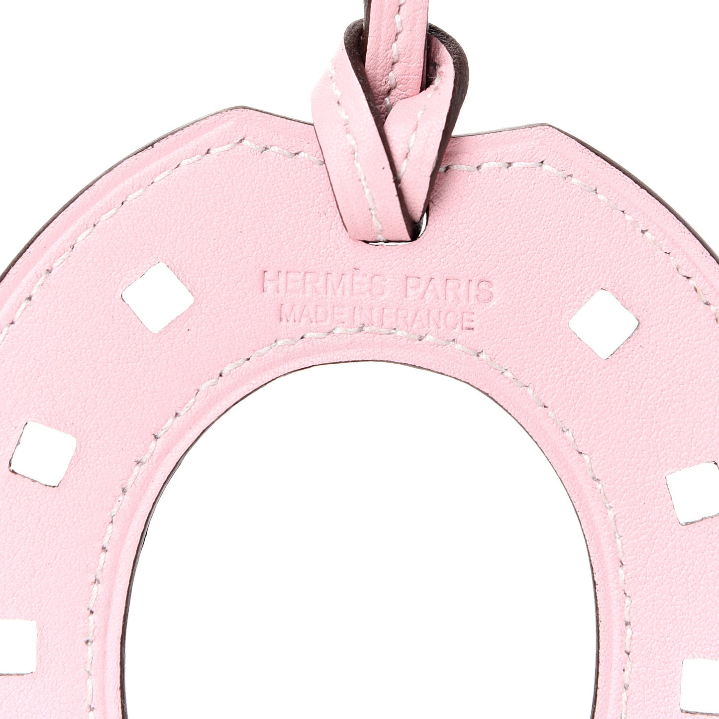 Swift Paddock Horseshoe Bag Charm Rose Sakura