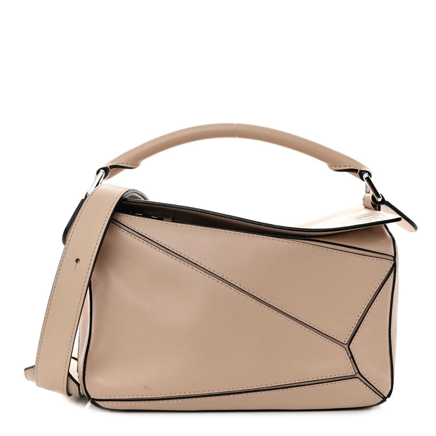 Loewe Calfskin Small Puzzle Bag Ash 1 of 13