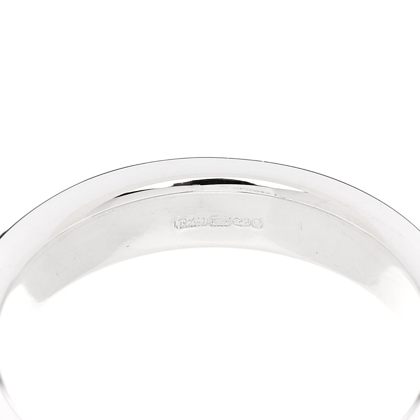 Sterling Silver Makers Narrow Slice Ring 52 6