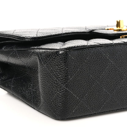 Chanel Caviar Quilted Small Double Flap Black 9 of 12