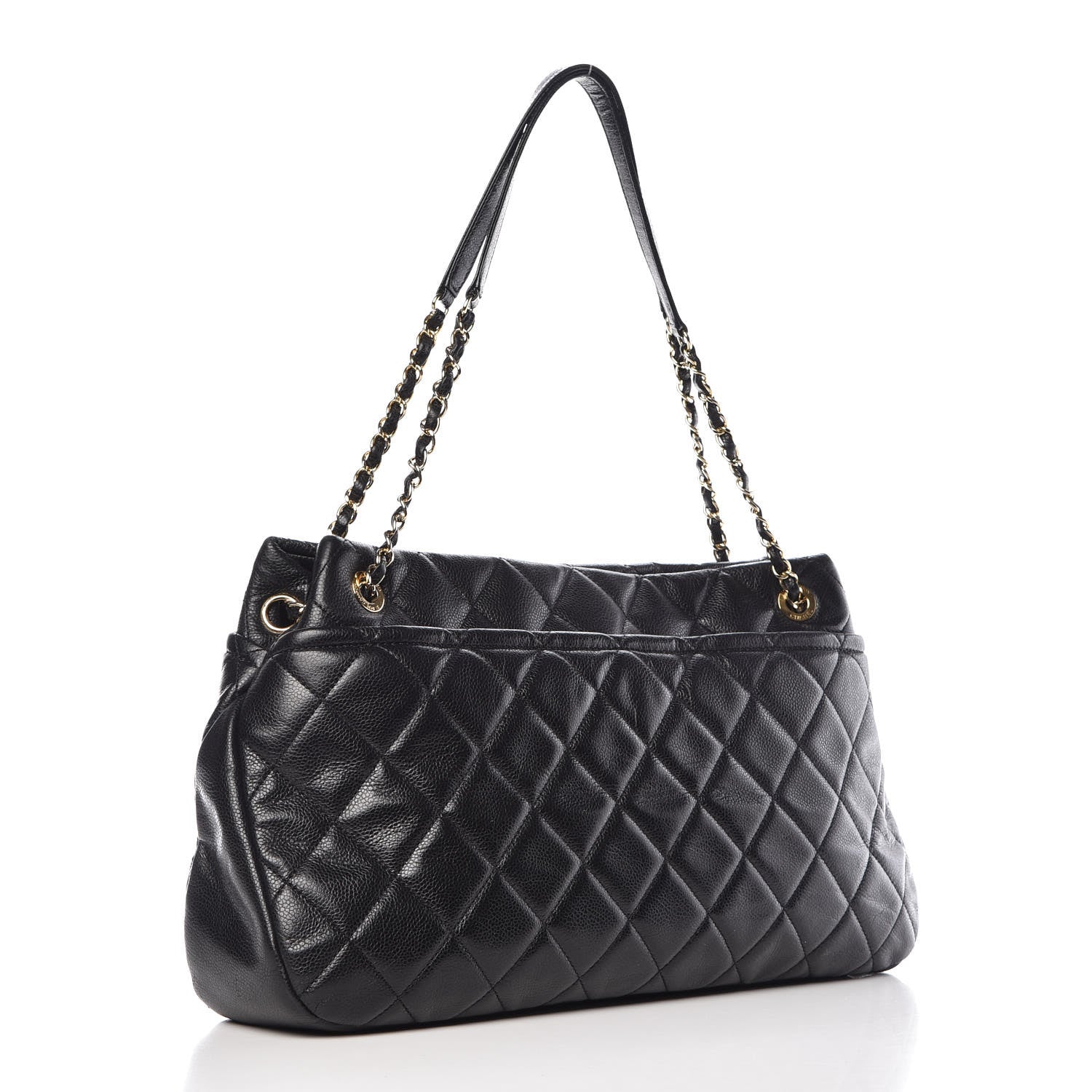 Chanel Caviar Quilted Timeless CC Soft Tote Black 3 of 14