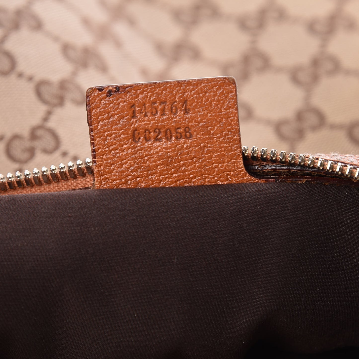 Monogram Glam Hobo Tan