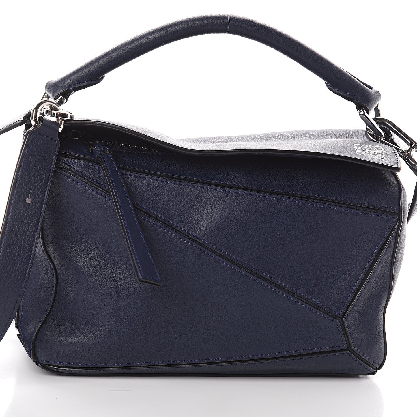 Calfskin Small Puzzle Bag Navy