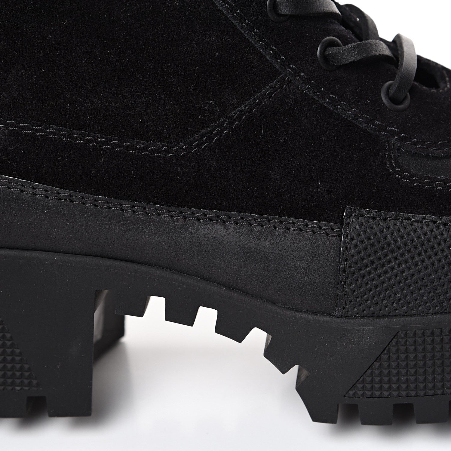 Louis Vuitton Suede Calfskin Laureate Platform Desert Boots 40 Black 9 of 9