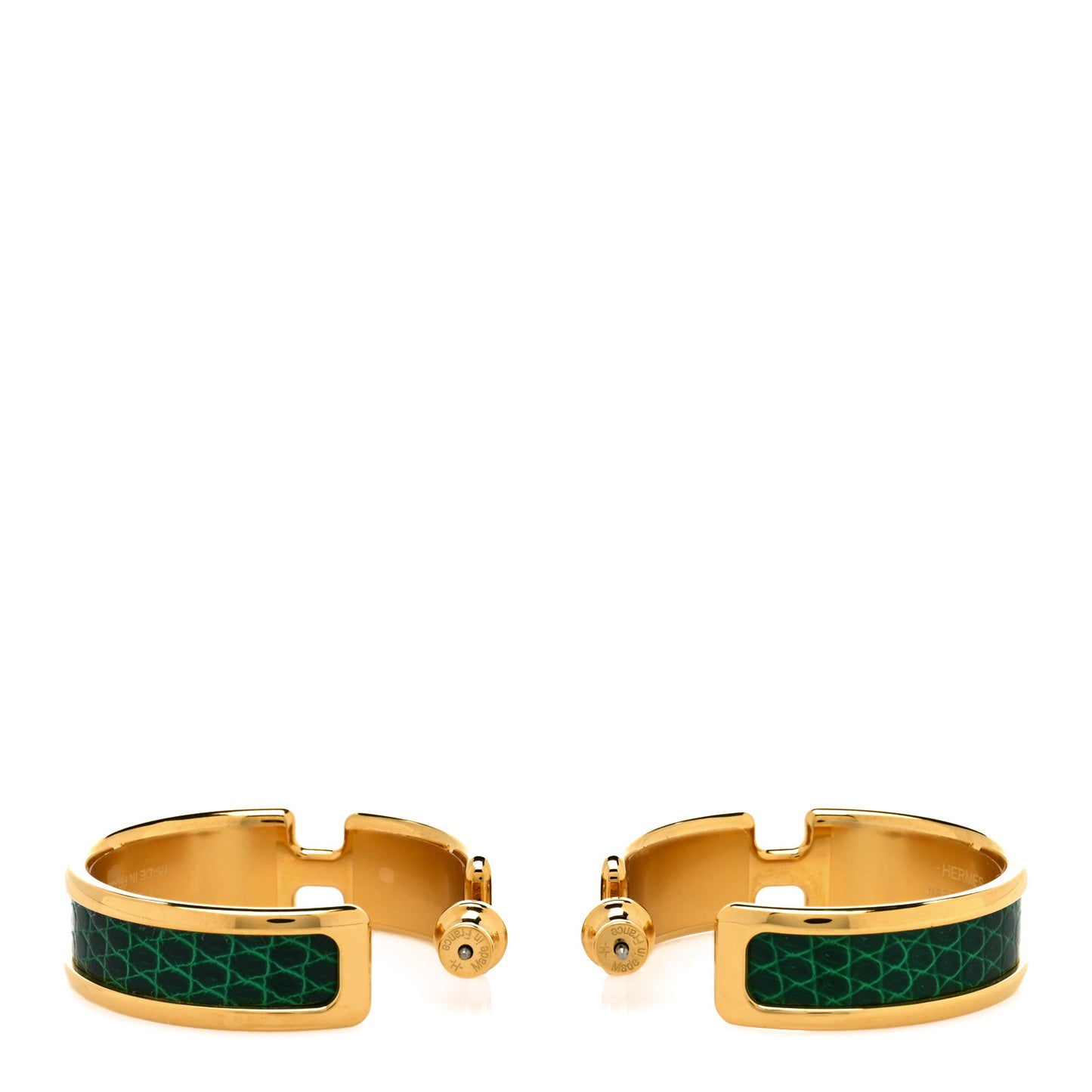 Lizard Olympe Earrings Vert Moyen