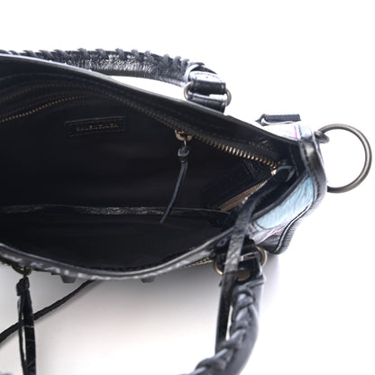Balenciaga Agneau Arena Graffiti All Over Classic Hardware Mini City Black Multicolor 4 of 4