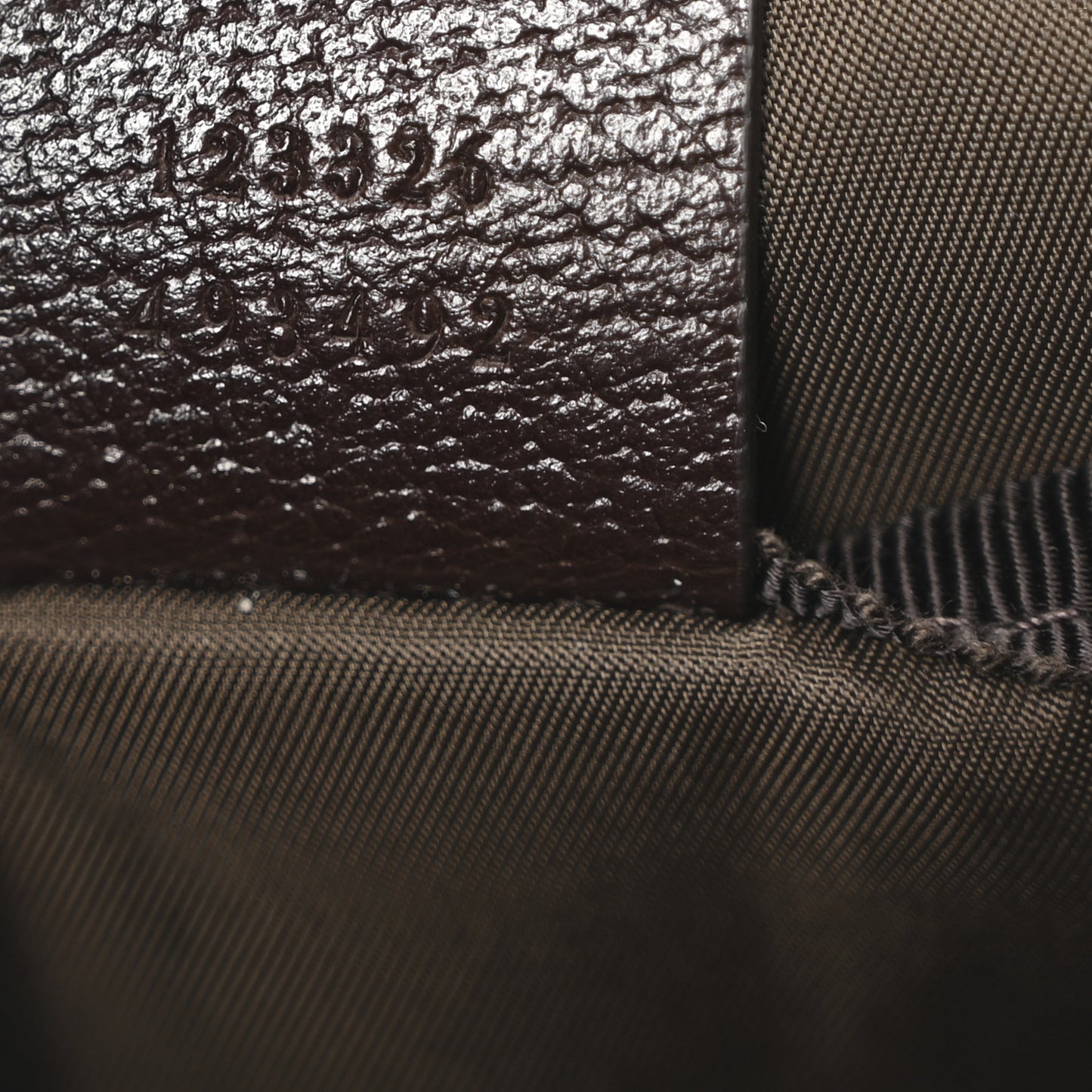 GG Supreme Monogram Selleria Calfskin Large Diaper Bag Beige Ebony Cocoa Dark Chocolate