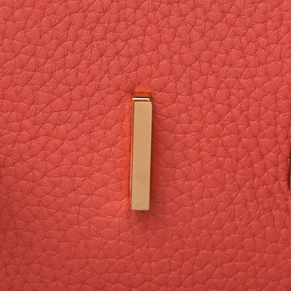 Hermes Taurillon Clemence Birkin 35 Rose Jaipur 25 of 35