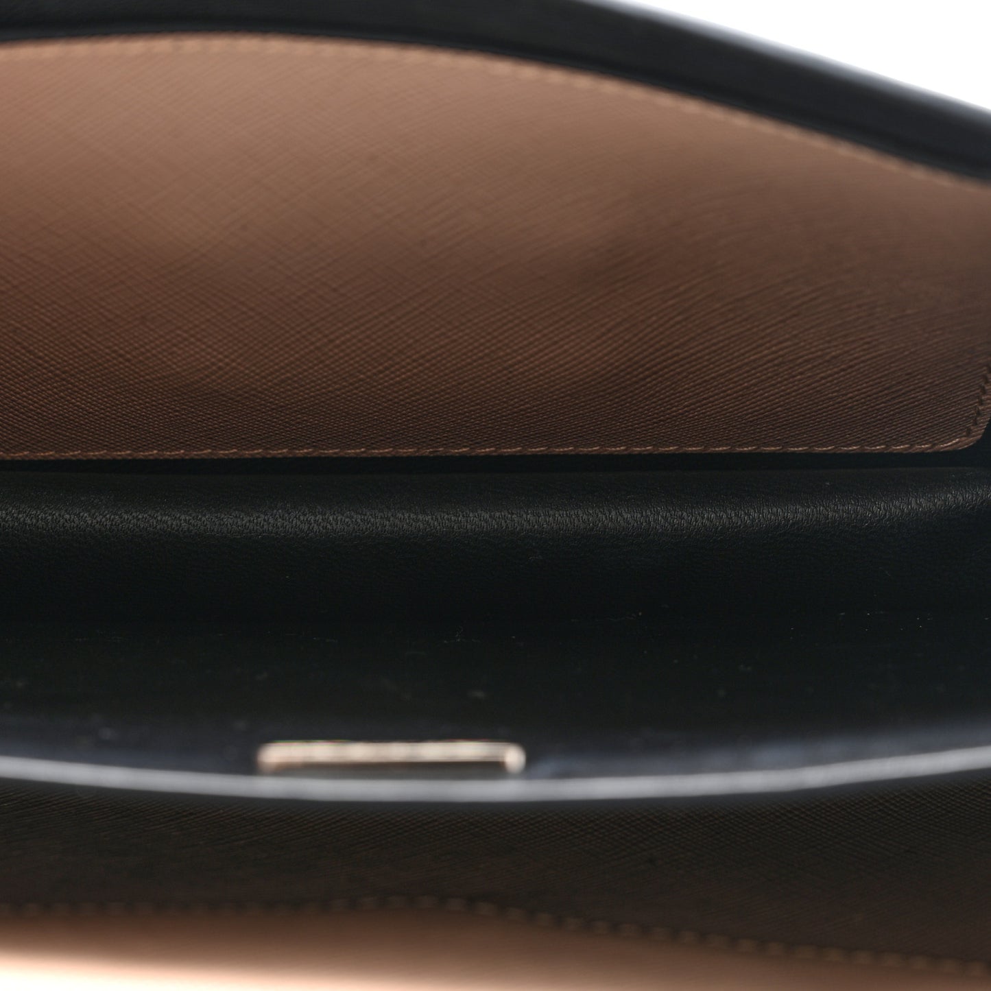 Saffiano Lux Sound Shoulder Bag Cipria