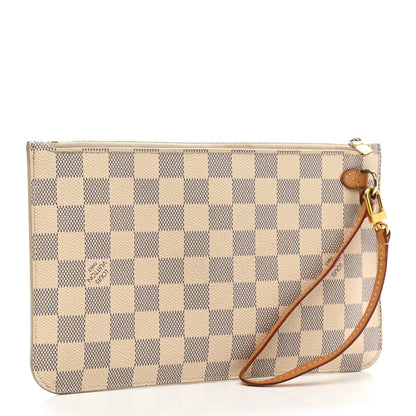 Louis Vuitton Damier Azur Neverfull MM GM Pochette 3 of 10