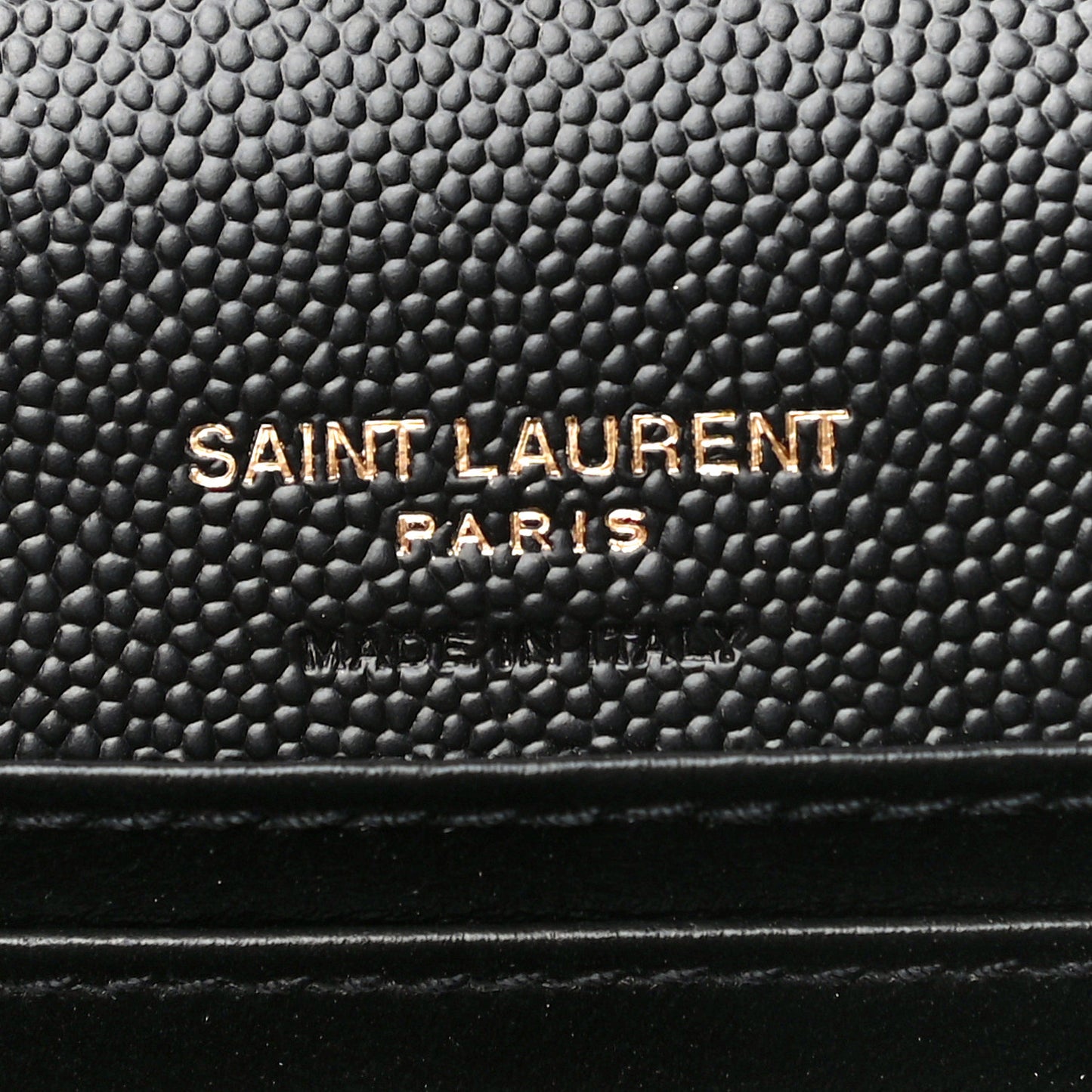 Grain De Poudre Monogram Kate Belt Bag Black