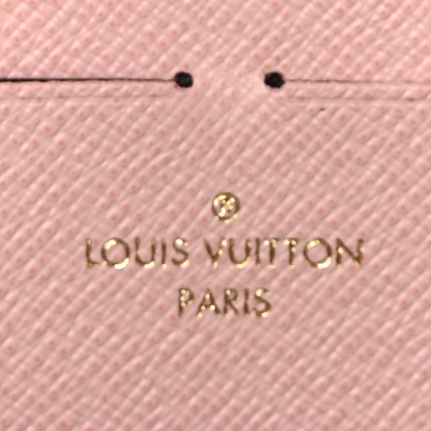 Monogram Clemence Wallet Rose Ballerine